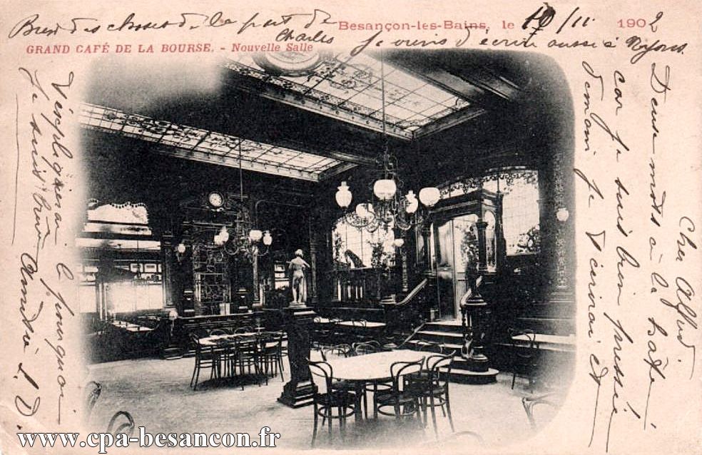 Besançon - GRAND CAFÉ DE LA BOURSE. - Nouvelle Salle